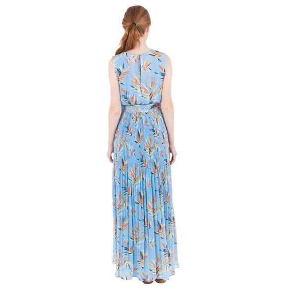 Pepe Jeans London Women's XS Maxi dress BELINDA PL952107 0AA MULTI Blue - Picture 7 of 13